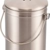 Estilo Stainless Steel Compost Pail, 1 Gallon Compost Bin