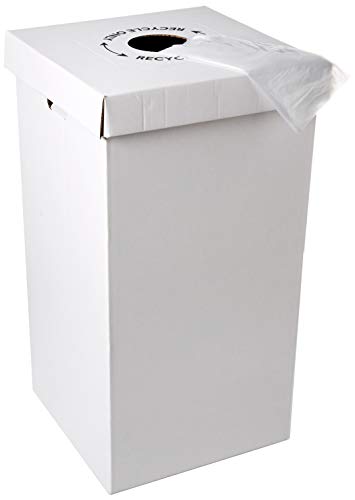 Disposable Cardboard Trash and Recycling Boxes