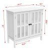Yaheetech Storage Sideboard Buffet, Wooden Storage Cabinet