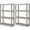 Plano 4-Shelf Heavy Duty Plastic Storage Unit