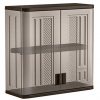 Durable Suncast Wall Storage Cabinet – Heavy-Duty Resin Organizer with Lockable Doors for Secure Garage Storage