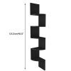 5 Tiers Zig Zag Wall Corner Shelf Wall Mounted Floating Organiser Display
