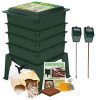 Worm Factory 360 Composting Bin + Moisture and pH Testing Meter