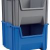 Akro-Mils Stak-N-Store Stacking Hopper Front Plastic Storage Bin