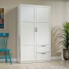 Sauder Storage Cabinet, L: 40.00" x W: 19.45" x H: 71.10"