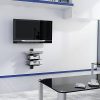 WALI Floating Shelf with Strengthened Tempered Glass for DVD Players