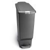 simplehuman 40 Liter / 10.6 Gallon Slim Kitchen Step Trash Can