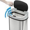 iTouchless 13 Gallon SensorCan - Your Elegant, Touchless Solution for Clean Trash Disposal