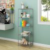 MULSH 5-Tier Wire Shelving Metal Wire Shelf Storage Rack Durable Organizer