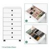 DEVAISE 7 Drawers Chest Storage Dresser Cabinet with Removable Wheels