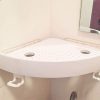 New Corner Shelf Triple Cornered Bathroom Wall Corner Mounted Storage