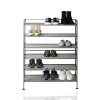 Seville Classics 3-Tier Iron Mesh Utility Shoe Rack