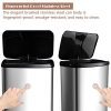 Costzon Trash Can, 13 and 2.3 Gallon, Stainless Steel Sensor Trash Can for Kitchen