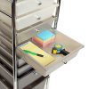Seville Classics 8-Drawer Storage Bin Organizer Cart