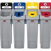 Rubbermaid Commercial Products Slim Jim Recycling Station