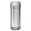 simplehuman 45 Liter / 12 Gallon Stainless Steel Slim Kitchen Step Can
