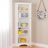 Prepac Elite Home Corner Storage Cabinet Tall 2-Door