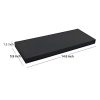AHDECOR Floating Wall Mounted Shelves, Set of 3 Display Ledge Shelves