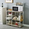 Mr IRONSTONE Kitchen Baker's Rack Utility Storage Shelf