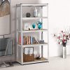 Yaheetech Sliver 3 Packs Heavy Duty 5-Shelf Garage Storage Shelves