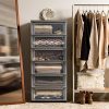 IRIS USA, Inc. 6 Drawer Wide Chest, Gray
