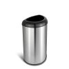 NINESTARS Open Top Office Bathroom Trash Can, 13 Gal 50L