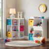 RiverRidge 6-Cubby, 3-Shelf Kids Corner Cabinet, White