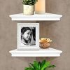 SHELVING SOLUTION Corner Wall Shelf (White)