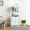 VASAGLE Bathroom Storage Cabinet with Drawer, 2 Open Shelves