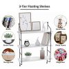 Bathwa 3-Tier Industrial Floating Shelves Wall Mounted Display Wall