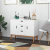 HOMECHO Floor Buffet Sideboard Storage Cabinet Freestanding Console