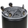 TableTop King 32 Gallon Gray/Black Trash Can, Lid