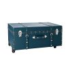 The Designer Wheeled Trunk - Ocean Depths Teal