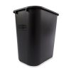 Rubbermaid Commercial Products Plastic Resin Deskside Wastebasket