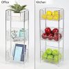 mDesign 3 Tier Vertical Standing Bathroom Shelving Unit
