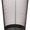 AmazonBasics Mesh Trash Can Wastebasket, Black