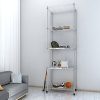 Maximize Space with This 5 Tier Wire Shelving Unit on Wheels – Strong & Adjustable
