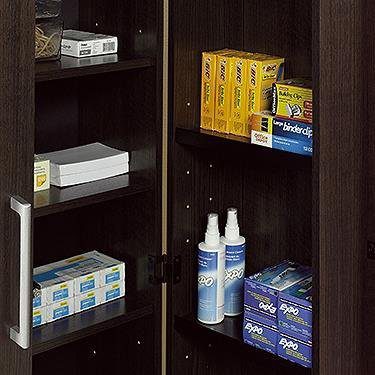 Sauder Double Door Storage Cabinet, Large