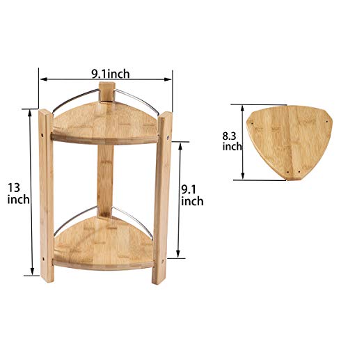 PELYN Shower Caddy Bathroom Freestanding Corner Shelf Organizer Storage
