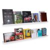 Wallniture Denver Modern Wall Mount Long Floating Picture Ledge Shelf