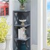 Convenience Concepts Oxford 3-Tier Corner Bookcase