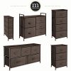 mDesign Narrow Vertical Dresser Storage Tower - Sturdy Steel Frame