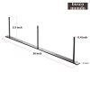 Floating Shelf Bracket - Hidden Invisible Design - Heavy Duty Support Rods