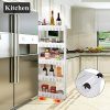 Home-Man Laundry Room Organizer, Mobile Shelving Unit Organizer