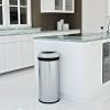 iTouchless 16 Gallon Dual-Deodorizer Round Open Top Trash Can