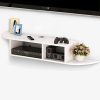 Tribesigns 2 Tier Modern Wall Mount Floating Shelf TV Console