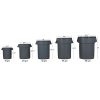 TableTop King 32 Gallon Gray/Black Trash Can, Lid