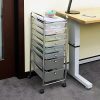 Seville Classics 8-Drawer Storage Bin Organizer Cart