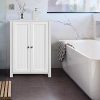 Yaheetech Bathroom Floor Storage Cabinet Space Saver Organizer