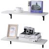 SUPERJARE Wall Mounted Floating Shelves, Set of 2